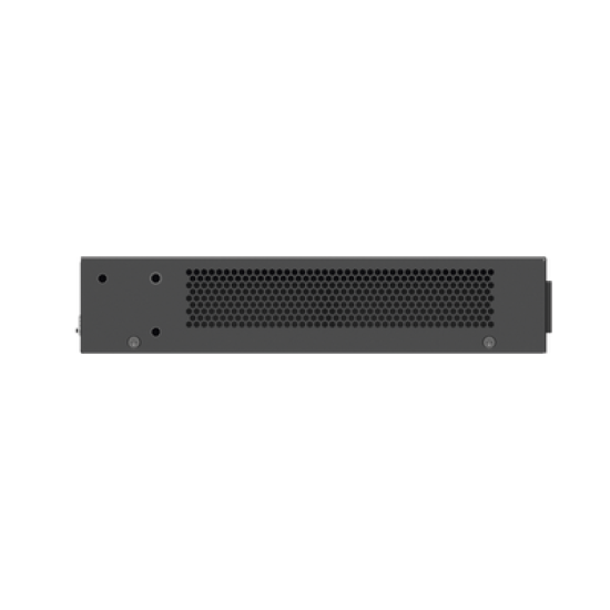 Switch PoE+ No Administrable Ideal para CCTV, 24 Puertos 10/100 y2 Uplinks Gigabit, Carcasa Metálica