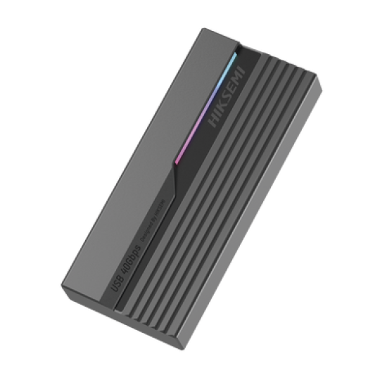 Carcasa para SSD M.2 (Enclosure) / Conector USB-C / RGB / Hasta  40 Gbps