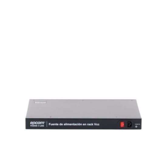 Fuente 12 Vcc /  Industrial / tipo RACK / 20 Amperes / 16 salidas / 1.25 Amperes por salida administrada / 2.5 Amperes por salida máxima 