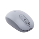 Mouse Inalámbrico 2.4G 800/1200/1600/2400 DPI / Función de 3 botones / Alcance 10m / Silencioso / Ergonómico / Anti-caída y Anti-interferencias / Color Gris / Batería Alcalina AA (incluida).
