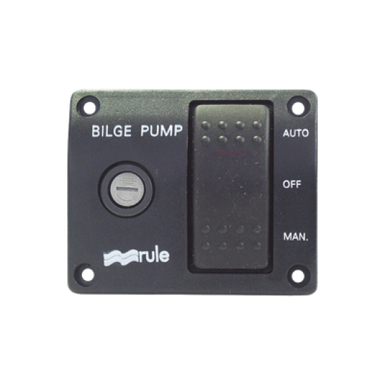 Switch de tres posiciones para control de bombas de achique.
