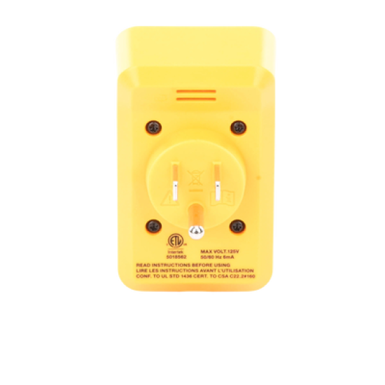 Probador de Tomacorriente Eléctrico Estándar o GFCI con Señal Acústica, Con LEDs de Alto Brillo y Gráfico Incluido Para Verificar Rápida y Fácilmente el Cableado 