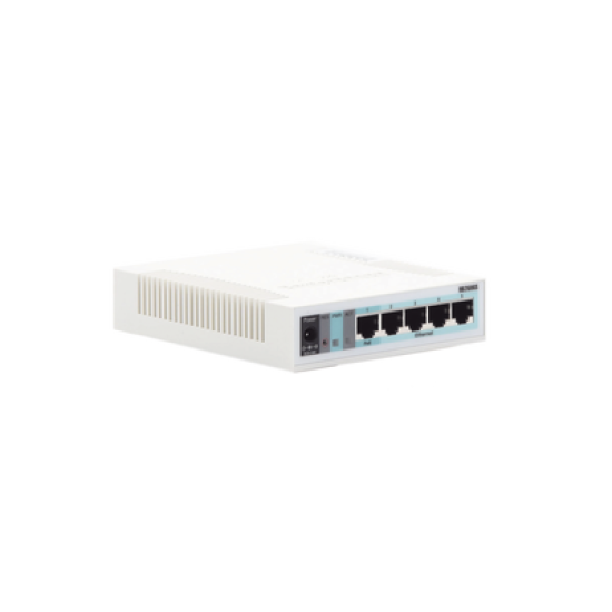 Switch Mikrotik 5 puertos Gigabit Ethernet y 1 SFP
