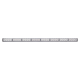 Barra de luz de advertencia de 8 módulos claros