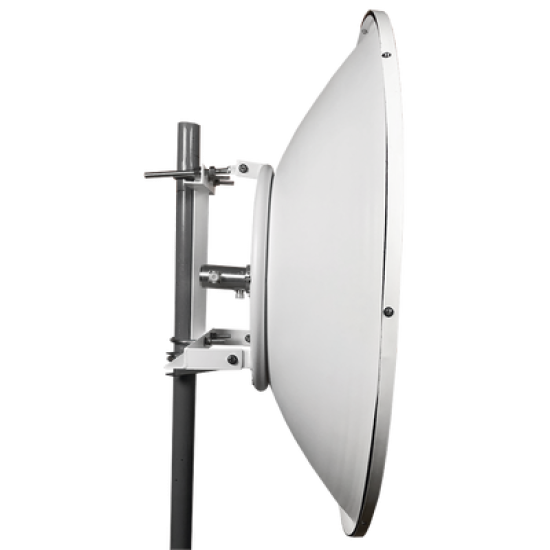 Antena Direccional / 4 ft / 5.9-7 GHz / Ganancia 36 dBi / SLANT de 45 ° y 90° / Ideal para radios (C060940C121C) / Incluye Jumpers con conector N-Macho a RPSMA / montaje y radomo incluido.