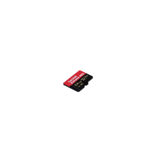 SANDISK EXTREME PRO MICROSD CARD 64GB, INCLUYE ADAPTADOR