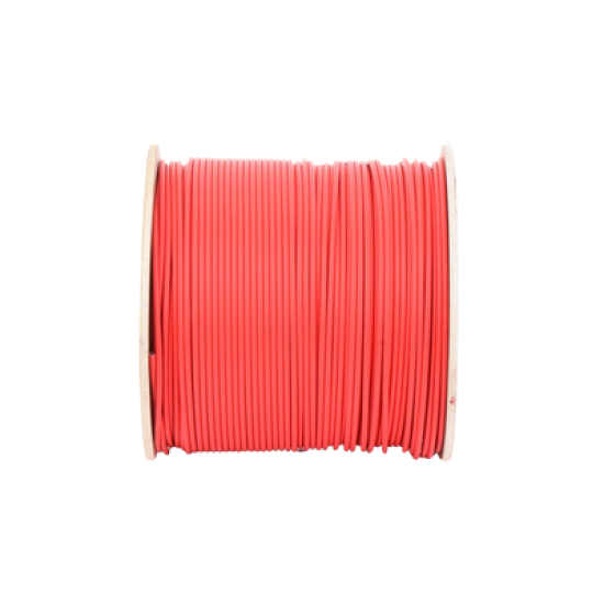 Carrete de 500 Metros / Cable Fotovoltaico Rojo  / Material COBRE / 6mm² (10AWG) / 2000 Vcc