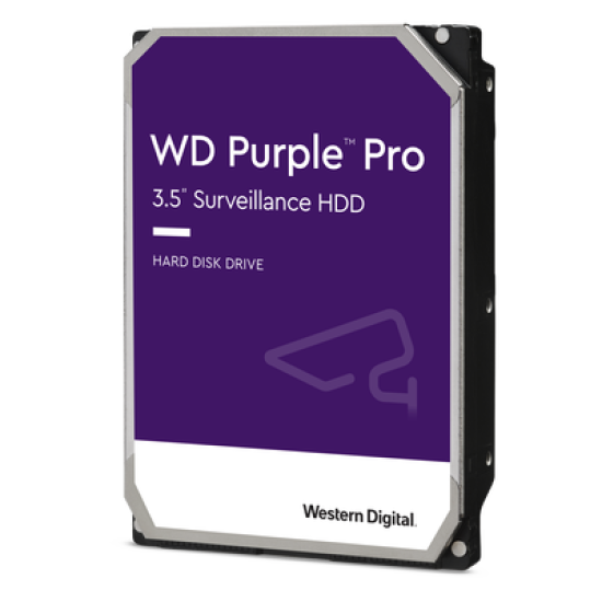 Disco Duro Purple Pro de 10 TB / 7200 RPM / Optimizado para Soluciones de Videovigilancia con Analiticos (Meta Data) / Uso 24-7 / 5 Años de Garantia