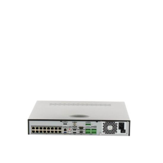 [Doble Poder de Decodificación] NVR 32 Megapixel (8K) / 32 Canales IP / 16 Puertos PoE+ / AcuSense / ANPR / Conteo de Personas / Heat Map / 4 Bahías de Disco Duro  / HDMI en 8K / Soporta POS / Alarmas I/O / 2 Salidas HDMI / Smart Search