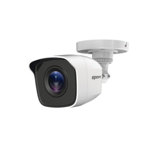 Bala TURBOHD 2 Megapíxeles (1080p) / METALICA / Gran Angular 103° / Lente 2.8 mm / IR EXIR Inteligente 20 mts / Exterior IP66 / TVI-AHD-CVI-CVBS