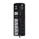 UPS de 1500 VA/900 W, Topología Línea Interactiva, Entrada 120 Vca NEMA 5-15P, Tipo Mini Torre, Con 12 Tomas NEMA 5-15R