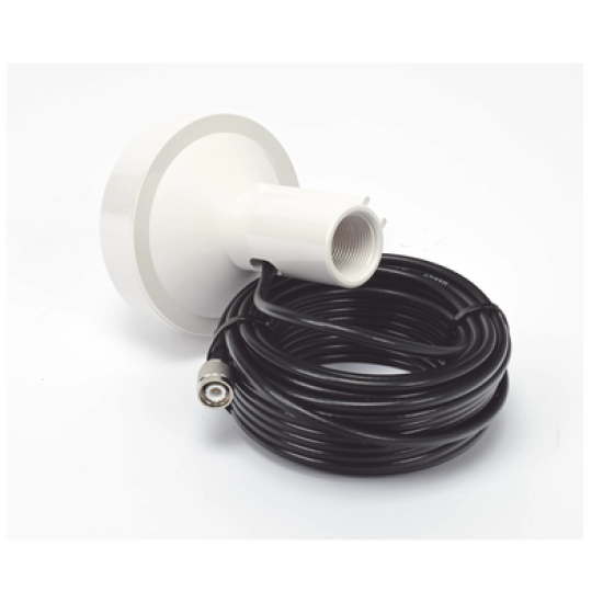 Antena marina de GPS con conector SMA- Macho en frecuencia 1575.42 MHz de 28 dBi. Incluye soporte rotativo