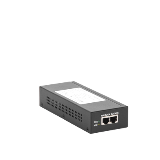 Inyector Super Hi-PoE / 56 Vcc / 60 Watts / Para Domos HIKVISION PTZ / IP (-AE / DE) / Soporta 802.3 af / at / Para Aplicaciones de CCTV