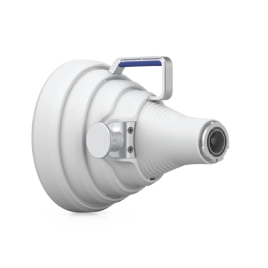 Antena Sectorial 30° tipo Horn para Multipunto, 19.5 dBi. Rango extendido 5.15 - 6.875 GHz. Alto aislamiento al ruido. Compatible solo con AF5XHD, RP5ACGEN2 y LTURocket