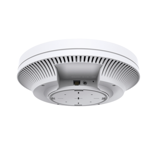 Punto de Acceso Omada / Wi-Fi 6 AX5400 MU-MIMO 4x4 /  Mesh Omada / Alta Densidad de Usuarios / Configuración por Controlador o Stand-Alone / Para Montaje en Techo/pared / Alimentación PoE+ 