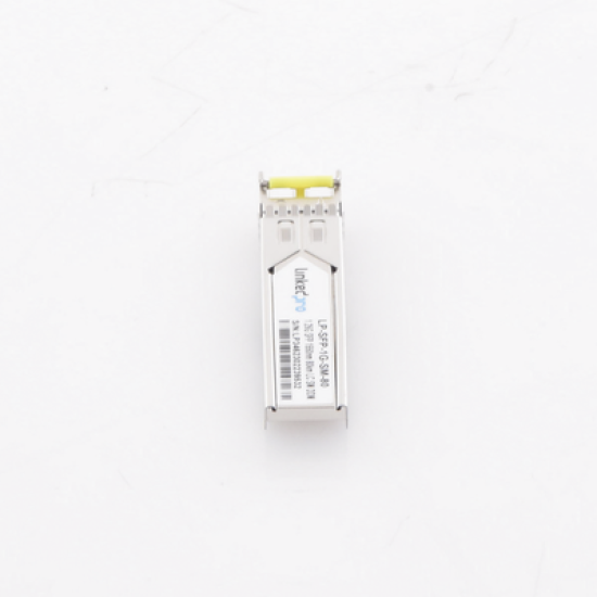 Transceptor Óptico SFP (Mini-Gbic) / Monomodo 1550 nm / 1.25 Gbps / 1000BASE-ZX / Conectores LC/UPC Dúplex / DDM / Hasta 80 km 