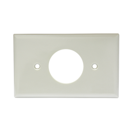 Placa de plástico para contacto sencillo.