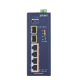 Switch PoE Industrial No Administrable de 4 Puertos PoE 10/100/1000T 802.3at, 2 Puertos SFP 10/1000X