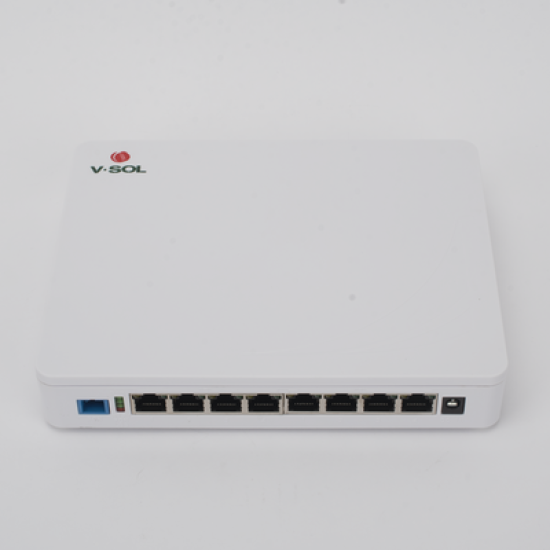 ONU Dual EPON/GPON / 8 Puertos PoE 802.3at Gigabit / Wi-Fi Doble banda 2.4 y 5 GHz /  1 Puerto SC/UPC