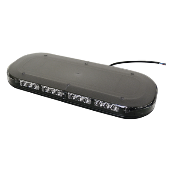 Mini barra de 42 LED, ámbar/blanco, 15 Pulgadas, SAE, Montaje Fijo Con Tornillos, 12-24 Vcd, Lente transparente