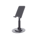 Soporte para Teléfono Celular Giratorio | 360° de Rotación | Angulo Ajustable | Altura Ajustable 17-20cm  | Antideslizante | Ejes Giratorios de Alta Precisión| Plegable | Aluminio | Color Gris