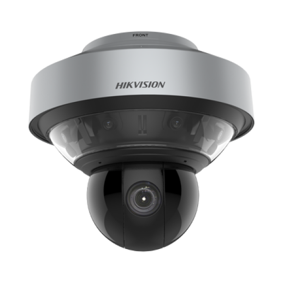 PanoVu Series / 1 PTZ 40X Zoom (4 Megapixel) + 8 Lentes 2.8 mm (Vista 360°) / Posicionamiento 3D / Autoseguimiento 3.0 / Deep Learning / IP67 / IK10 / WDR 120 dB / Micro SD