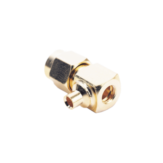 Conector SMA Macho en A/R para cable Semi-Rígido de 0.085