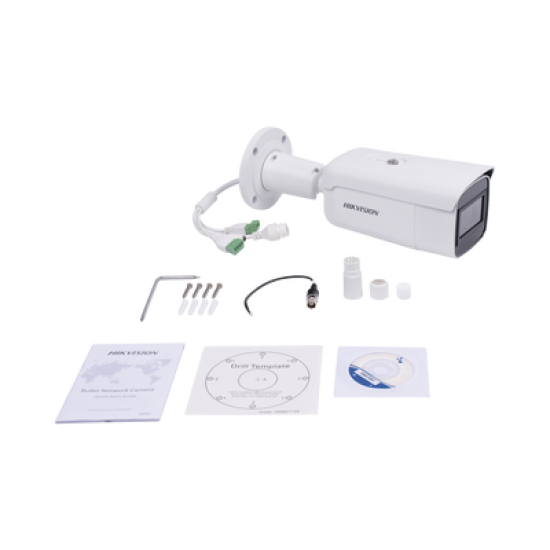 Bala IP 4 Megapixel / Lente Mot. 2.8 a 12 mm / 60 mts IR EXIR / Exterior IP67 / IK10 /  WDR 120 dB / PoE / ACUSENSE (Evita Falsas Alarmas) / Entrada y Salida de Audio y Alarmas / MicroSD / ONVIF / ACUSEARCH