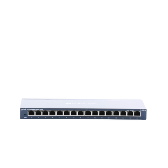 Switch Gigabit no administrable de 16 puertos 10/100/1000 Mbps para escritorio
