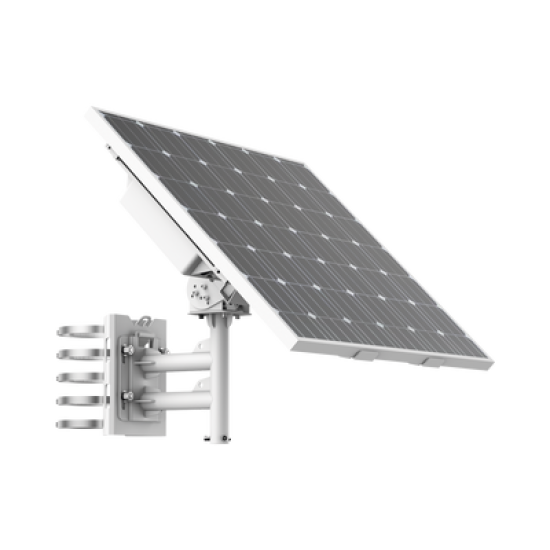 Kit Solar de alimentación / Panel Solar / Batería de Respaldo de Litio 360 Wh / 2 Salidas de 12 Vcd / Accesorios de Instalación / Uso en Exterior IP66 