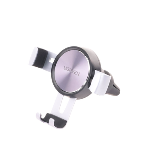 Soporte de Celular para Automóvil en Rendija de Ventilación / Sistema de Gravedad / Rotacion de 360° /Angulo Multiple / Almohadillas de Goma Antideslizantes / Amplia Compatibilidad con dispositivos de 4'' a 7'' / Color Negro