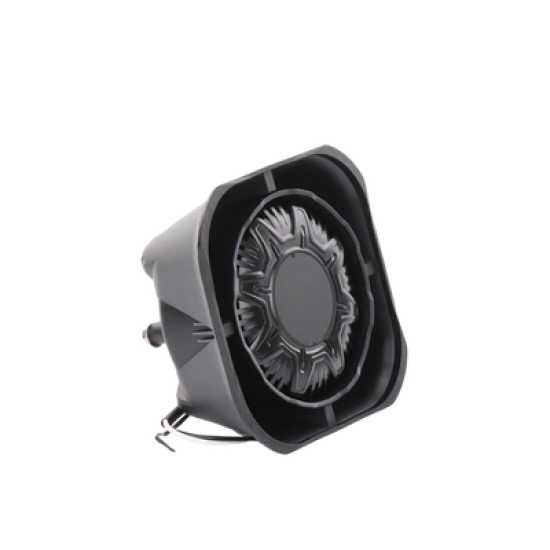 Bocina Compacta de Uso Rudo, 100 Watts de Potencia, Ideal Para Vehículos de Encubierto, Montaje Universal, 11 Ohms de Impedancia