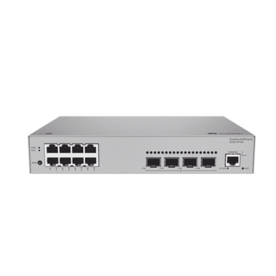 Switch de Acceso Gigabit Administrable  Capa 2 / 8 puertos 10/100/1000 Mbps / 2 Puertos 1GE SFP Uplink / ERPS / IMGP Snooping / DHCP Snooping / Administración Nube Gratis