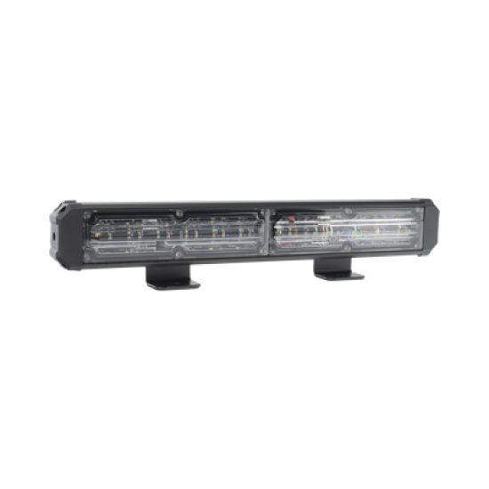 Barra de Luz de Advertencia, 2 Módulos de 6 LED, 11 Pulgadas Rojo/Claro