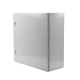 Gabinete de Acero, Nema 4 -IP 66 de 60 x 60 x 25 cm con Platina y certificado UL.