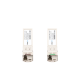 Transceptores Ópticos Industriales Bidireccionales SFP+ (Mini-Gbic) / Monomodo 1270 & 1330 nm / 10 Gbps / 10GBASE / Conector LC/UPC Simplex / DDM / Hasta 10 km / 2 Piezas