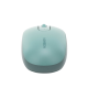 Mouse Inalámbrico 2.4G 800/1200/1600/2400 DPI / Función de 3 botones / Alcance 10m / Silencioso / Ergonómico / Anti-caída y Anti-interferencias / Color Verde / Batería Alcalina AA (incluida).
