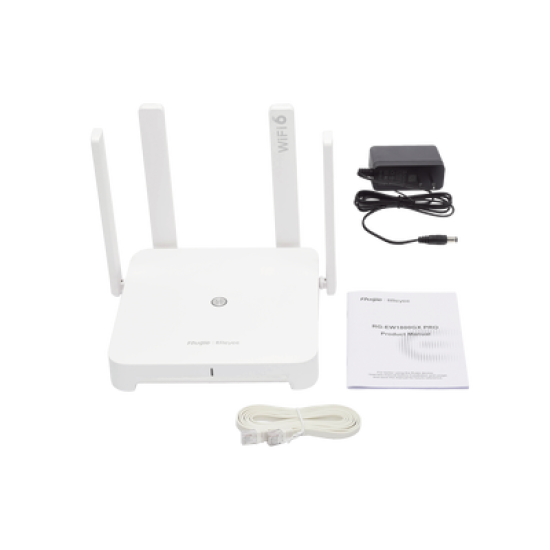Home Router inalámbrico MESH WI-FI 6 MU-MIMO 2x2, 1 puerto WAN Gigabit y 4 puertos LAN