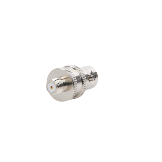 Adaptador en Línea de Conector BNC Hembra a SMA Hembra Corto / Celulares Motorola, Níquel/ Oro/ Teflón.