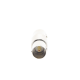 Adaptador Tipo Barril para 75 Ohm, de Conector BNC Hembra a BNC Hembra, Níquel/ Oro/ Teflón.