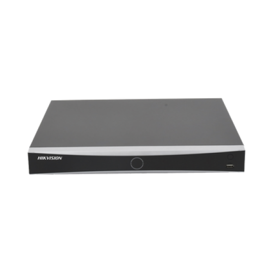 NVR 12 Megapixel (4K) / Reconocimiento Facial / 16 Canales IP / 16 Puertos PoE+ / 2 Bahías de Disco Duro / Filtro de Falsas Alarmas / Detección de Cuerpo Humano y Vehículos / Time Lapse