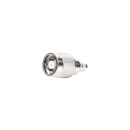Conector TNC Macho Inverso de Anillo Plegable para Cables LMR-240, RG-8/X, Níquel/ Oro/ Teflón.