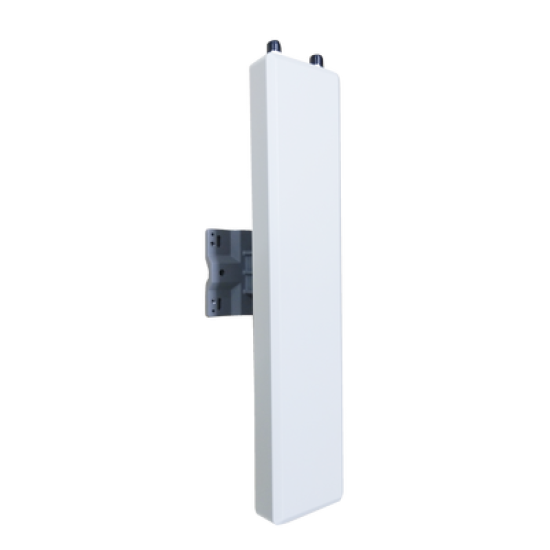Antena Sectorial de 70° de Apertura en 2.4 GHz de 14 dBi, Conectores N-Hembra, Polaridad Cruzada