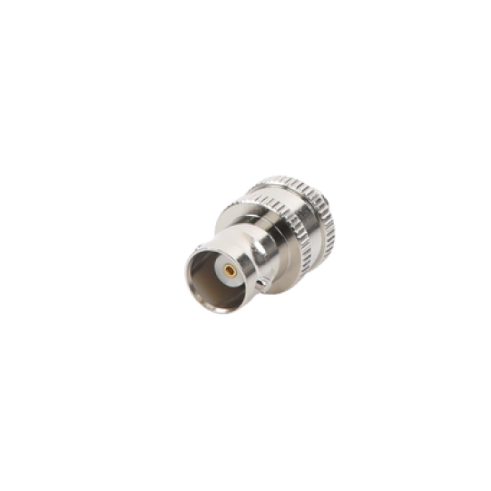Adaptador en Línea de Conector BNC Hembra a SMA Hembra Corto / Celulares Motorola, Níquel/ Oro/ Teflón.