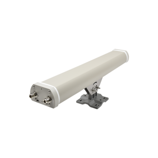 Antena Sectorial de 70° de Apertura en 2.4 GHz de 14 dBi  de Ganancia, Con 2 Conectores N-Hembra, Polaridad Cruzada