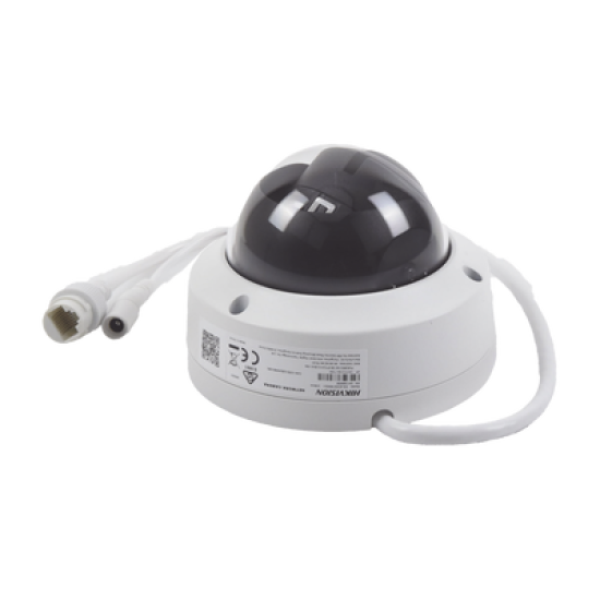 Domo IP 8 Megapixel (4K)/ Lente 2.8 mm / 30 mts IR EXIR / Exterior IP67 / IK10 /  WDR 120 dB / PoE / ACUSENSE (Evita Falsas Alarmas) / MicroSD / ONVIF / ACUSEARCH