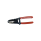 Pinzas Pela-cable y Corte para cables calibres del 10 al 22, viene en 6 pulgadas (15.3 cm) de Largo.