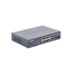 Switch no Administrable 8 puertos 10/100 PoE 802.3af/at 135W, 1 puerto Uplink 10/100/1000 y 1 SFP 100/1000 para escritorio 