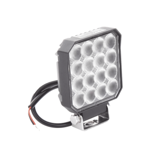 Luz de Trabajo Ultra brillante, 16 LED, 1655 Lúmenes, 12-24 Vcd