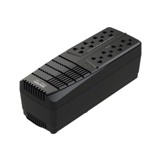Regulador de Voltaje 2000 VA-1000 W / 4 Contactos con AVR / 4 Contactos con Supresor de Picos / Protección RJ11